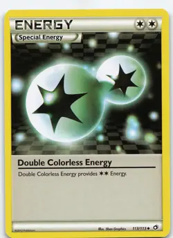Double Colorless Energy 113/113 Uncommon Normal Legendary Treasures LP Pokemon - Image 1