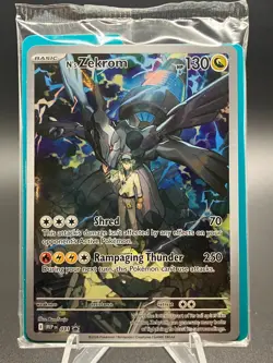 N’s Zekrom Pokemon TCG Ascended Heroes ETB #031 Black Star Promo Sealed - Image 1