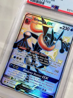 Pokemon Greninja GX Holo Full Art SV56/SV94 Sun & Moon Hidden Fates 2019 PSA 9 - Image 3