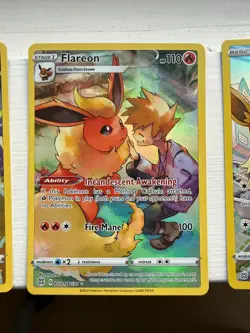 Pokemon TCG Brilliant Stars Trainer Gallery SWSH Eeveelution Lot (x4) - NM - Image 4