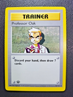 1999 Pokemon Base 1st Edition #88 Professor Oak Pokemon Gaming - Image 3