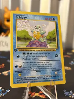 Pokemon TCG - Squirtle (Schiggy) - 63/102 - Base Set (German) 1st Edition - READ - Image 2