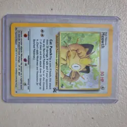 Pokemon Meowth GB Promo #10 Holo WOTC 2000 Black Star Promo Vintage - Image 1