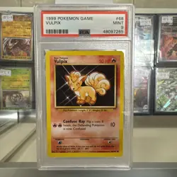 1999 Pokemon Game #68 Vulpix PSA 9 MINT! - Image 1