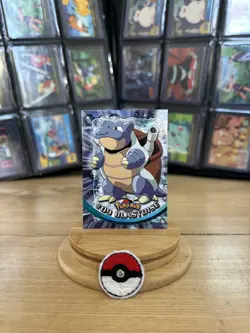 NEAR MINT - Blastoise #09 – 1999 Topps Pokemon TV Series – Black Logo – Non-Foil - Image 1