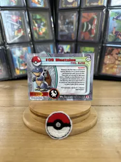 NEAR MINT - Blastoise #09 – 1999 Topps Pokemon TV Series – Black Logo – Non-Foil - Image 2