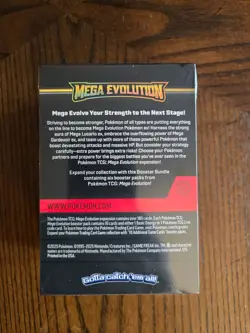 Pokemon TCG Mega Evolution Booster Bundle - 6 Packs - NEW/FACTORY SEALED - Image 3