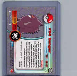 2000 Topps Pokemon TV Animation Series 2 Blue Label #94 Gengar (NM) - Image 2
