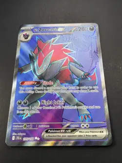 Pokemon: N's Zoroark EX Ultra Rare Full Art Holo 175/159 Journey Together - Image 2