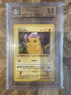 Pokemon 1st Edition BGS Gem Mint 9.5 Pikachu + 1st Edition Pikachu’s Ungraded ⚡ - Image 1