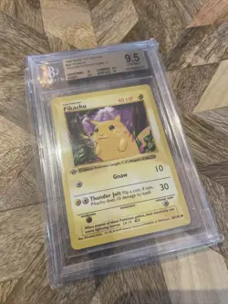 Pokemon 1st Edition BGS Gem Mint 9.5 Pikachu + 1st Edition Pikachu’s Ungraded ⚡ - Image 2