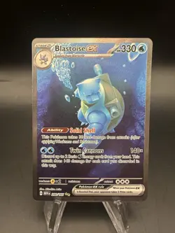 Pokemon Blastoise ex 200/165 Special Illustration Rare Sv: Scarlet & Violet 151 - Image 1