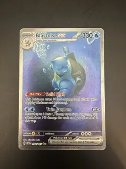 Pokemon Blastoise ex 200/165 Special Illustration Rare Sv: Scarlet & Violet 151 - Image 3