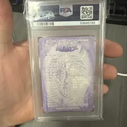 1999 Blue-Eyes White Dragon Yu-Gi-Oh! Japanese Bandai Sealdass Holo PSA MINT 9 - Image 5