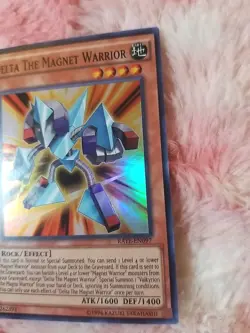 Yu-gi-oh! Delta The Magnet Warrior RATE-EN097 Super Rare Raging Tempest - Image 3