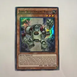 Yugioh Gamma the Electromagnet Warrior SDMY-EN003 Super Rare 1st Ed NM - Image 1