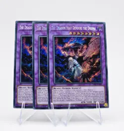 3x The Dragon that Devours the Dogma CH01-EN041 (Secret Rare) - NM - Yu-Gi-Oh! - Image 2