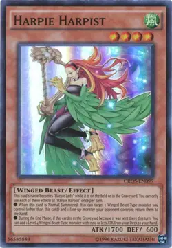 Harpie Harpist - CROS-EN099 - Super Rare - Unlimited Edition x1 - Lightly Played - Image 1
