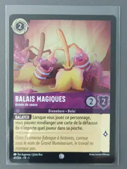 LORCANA FR Card - Chapter 1 47/204 Magic Brooms - ✨FOIL✨New - Image 1