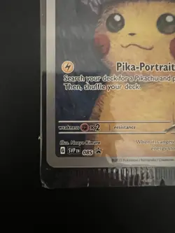 Pokemon Van Gogh: Pikachu with Grey Felt Hat - 085 Promo Card - SEALED MINT - Image 5