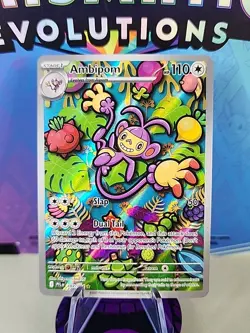 Pokemon TCG - Ambipom 107/094 : Illustration Rare - Phantasmal Flames NM - Image 1