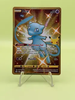 2021 Pokemon Celebrations Mew Gold 025/025 Free Shipping - Image 1