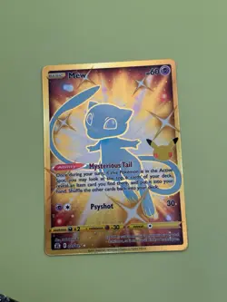 2021 Pokemon Celebrations Mew Gold 025/025 Free Shipping - Image 3