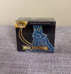 Pokemon TCG Mega Evolution ETB Lucario Elite Trainer Box Pokemon NEW / SEALED - Image 1