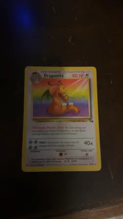 Pokemon TCG Dragonite Fossil Card 19/62 Non-Holo Rare, HP - Image 1