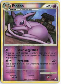 Pokemon - Espeon #4/95 - Call of Legends Reverse Holo Holo Rare - Image 1