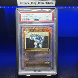 Pokemon TCG Machoke 51/111 Reverse Holo Legendary Collection 2002 PSA 8 - Image 1