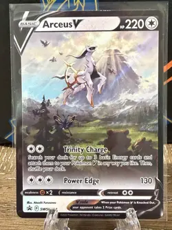 Pokemon TCG Arceus V Promo SWSH204 Near Mint - Image 1