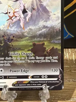 Pokemon TCG Arceus V Promo SWSH204 Near Mint - Image 5