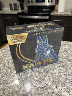 Pokemon Mega Evolution Elite Trainer Box Lucario ETB - Image 1