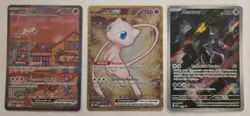 Pokemon 151 UPC Promo Black Star Set- Mew Ex 053 + Mewtwo 052 + Mew Ex 205/165 - Image 1