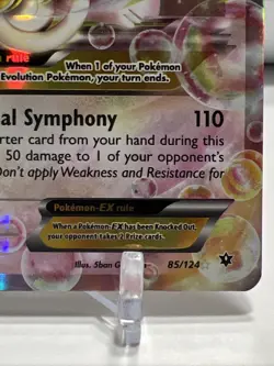 2016 Pokemon TCG Fates Collide M Audino EX 85/124 Ultra Rare One Owner - Image 5