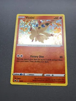 Pokemon TCG Victini McDonald's Promos 2022 5/15 Holo Holo Rare LP Kid Happy Meal - Image 1