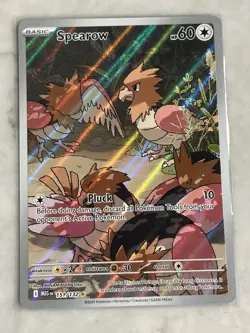 Pokemon TCG Spearow 151/132 Me01: Mega Evolution Holo NM MINT Condition - Image 4