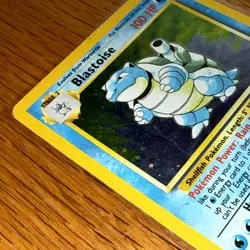 Blastoise Base Set 2/102 Holo - Damaged - Pokemon Crease See Pictures - Image 3