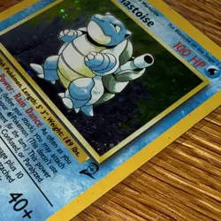 Blastoise Base Set 2/102 Holo - Damaged - Pokemon Crease See Pictures - Image 4