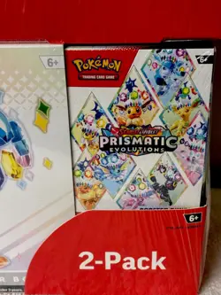 LOT of 2 Prismatic Evolutions Elite Trainer Box ETB & Booster Bundle Pokemon - Image 3