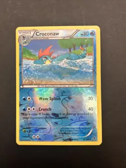 Croconaw 16/119 Reverse Holo Pokemon TCG Phantom Forces LP - Image 1
