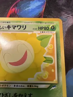 Light Sunflora Neo Destiny Japanese Old Back Vintage Pocket Monster Pokemon TCG - Image 4