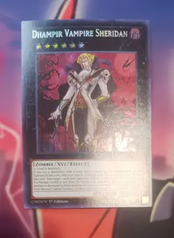 Yu-Gi-Oh! Dhampir Vampire Sheridan DASA-EN007 Secret Rare 1st Edition Near Mint - Image 1