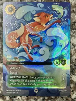 TOD Knows All The Tricks ENCHANTED! Disney Lorcana WINTERSPELL 230/204 - Image 1