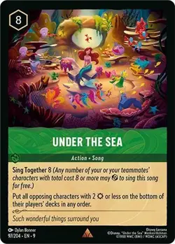 Disney Lorcana TCG - Fabled - Under The Sea - Rare - 97/204 - Image 1
