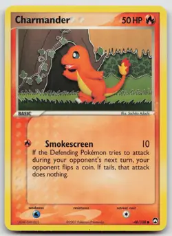 Sachiko Adachi Charmander - Power Keepers 48/108 Pokemon Card LP 48/108 - Image 1