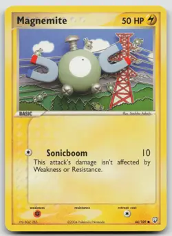 Magnemite -66/109 - EX Team Rocket Returns - Pokemon TCG Card - Sachiko Adachi - Image 1