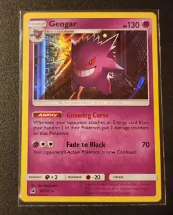 Pokemon Gengar Holo Rare SM - Crimson Invasion 38/111 NM Card - Image 1