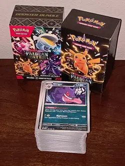 Pokemon Paldean Fates Booster Bundle 100 Cards NO PACKS - Image 1
